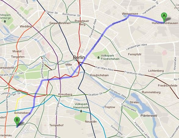 Lost in Berlin - two Hauptstraße streets