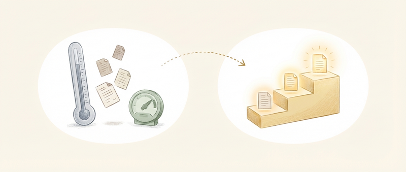 Mismatched measurement scales giving way to a clean positional podium